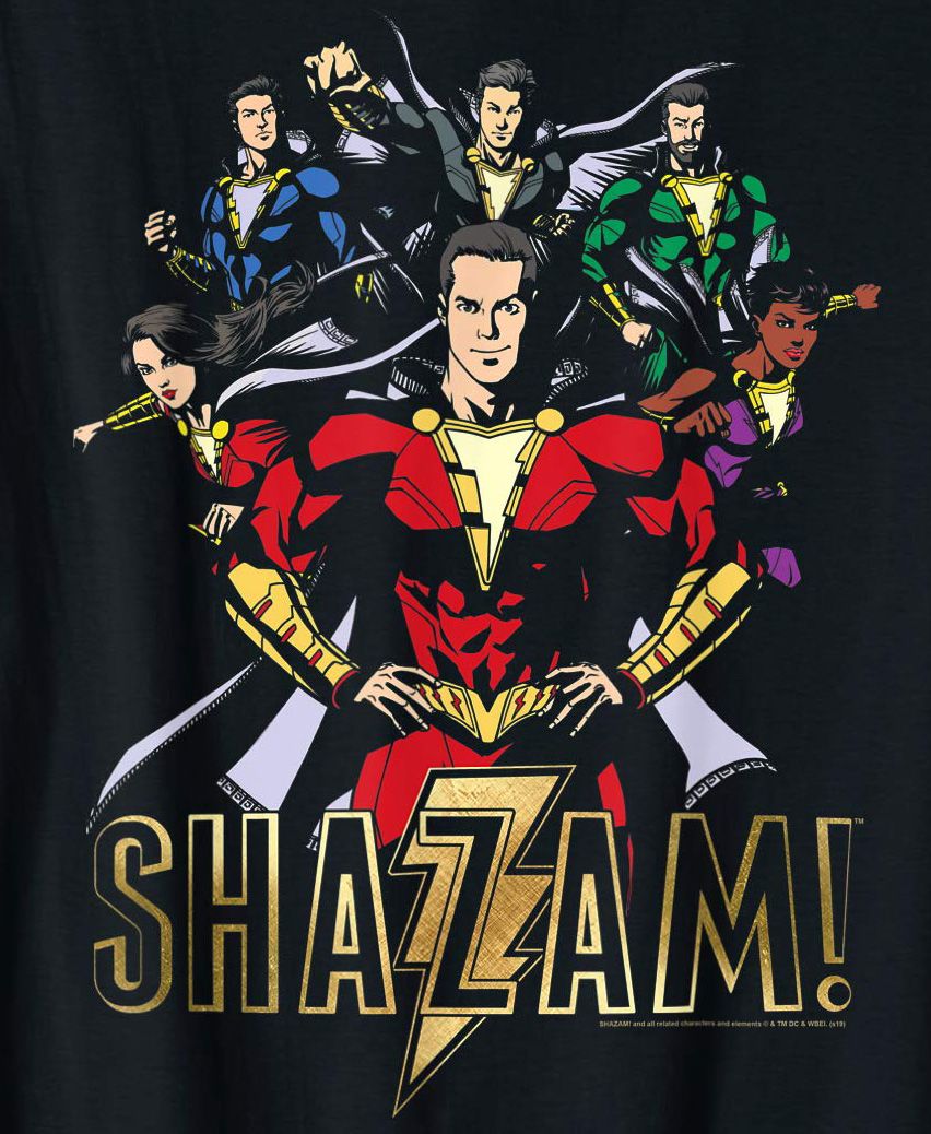 SHAZAM! Promo Art Unites The Shazam Family & Pits Him Against The Villainous Dr. Sivana. Shazam, Captain marvel shazam, Shazam movie
