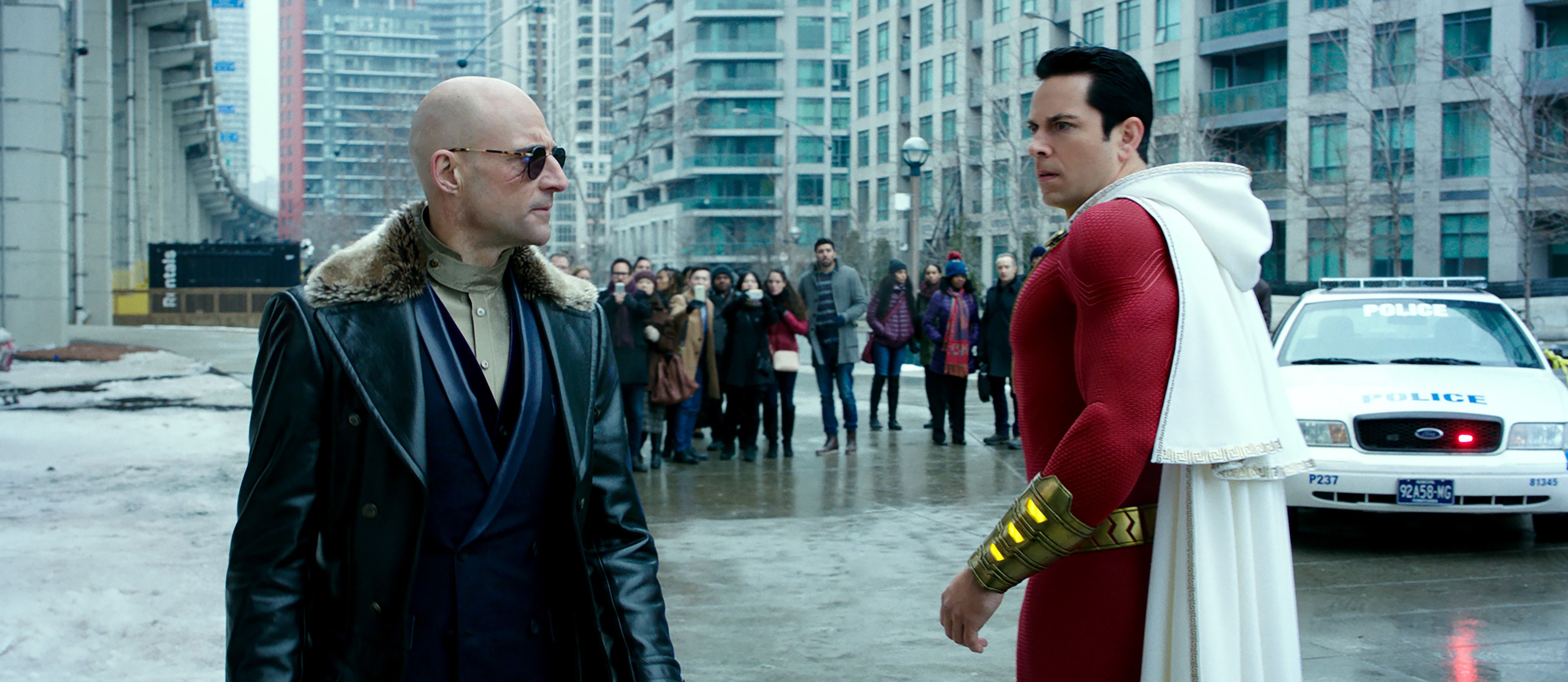 Good Is Facing Off Against Evil In This New Shot From 'Shazam!'