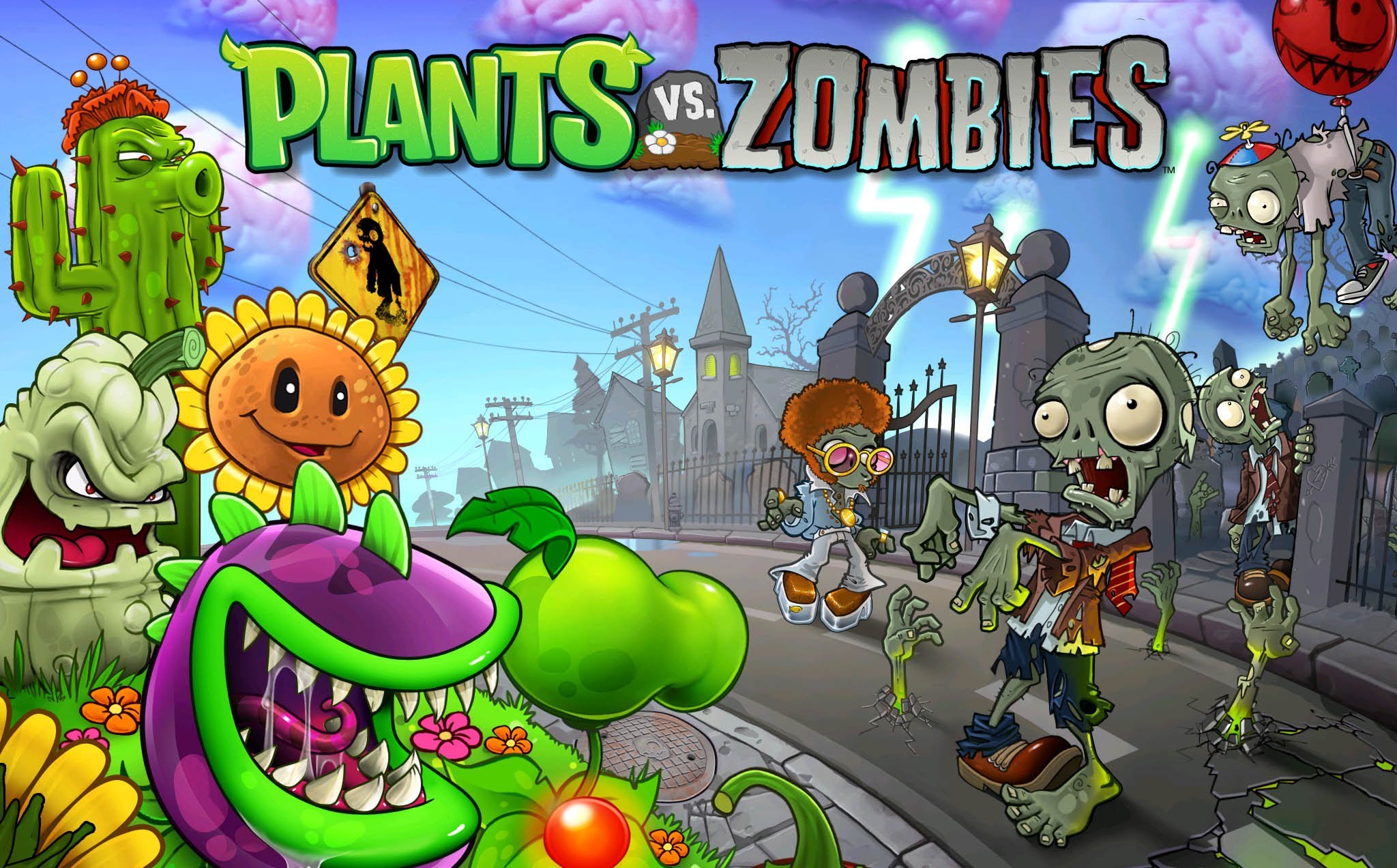 Download Latest HD Wallpaper of, Games, Plants Vs. Zombies