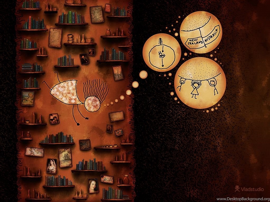 Alice In Wonderland Down The Rabbit Hole · Desktop Wallpaper. Desktop Background