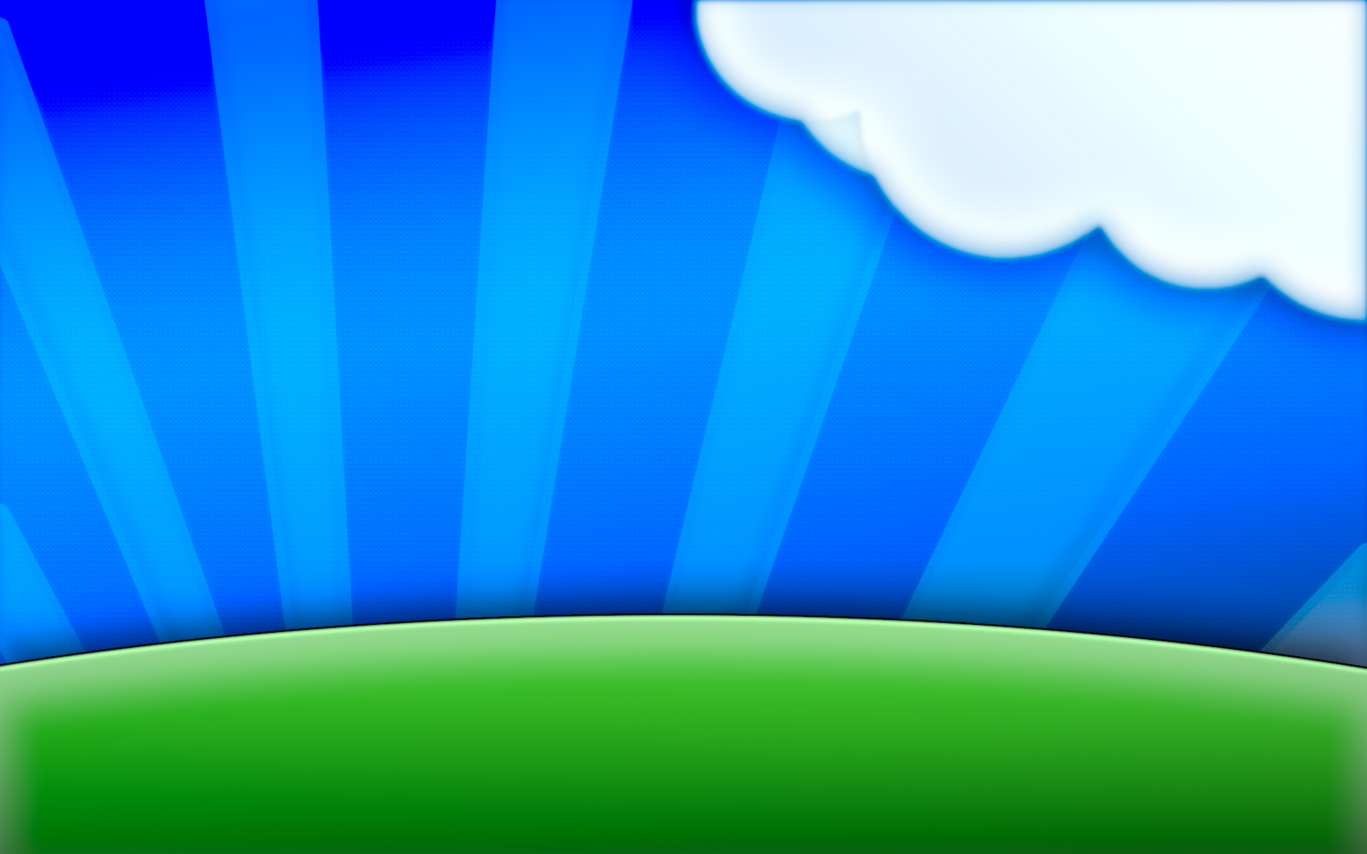 Sky and Grass Illustration desktop PC and Mac wallpaper