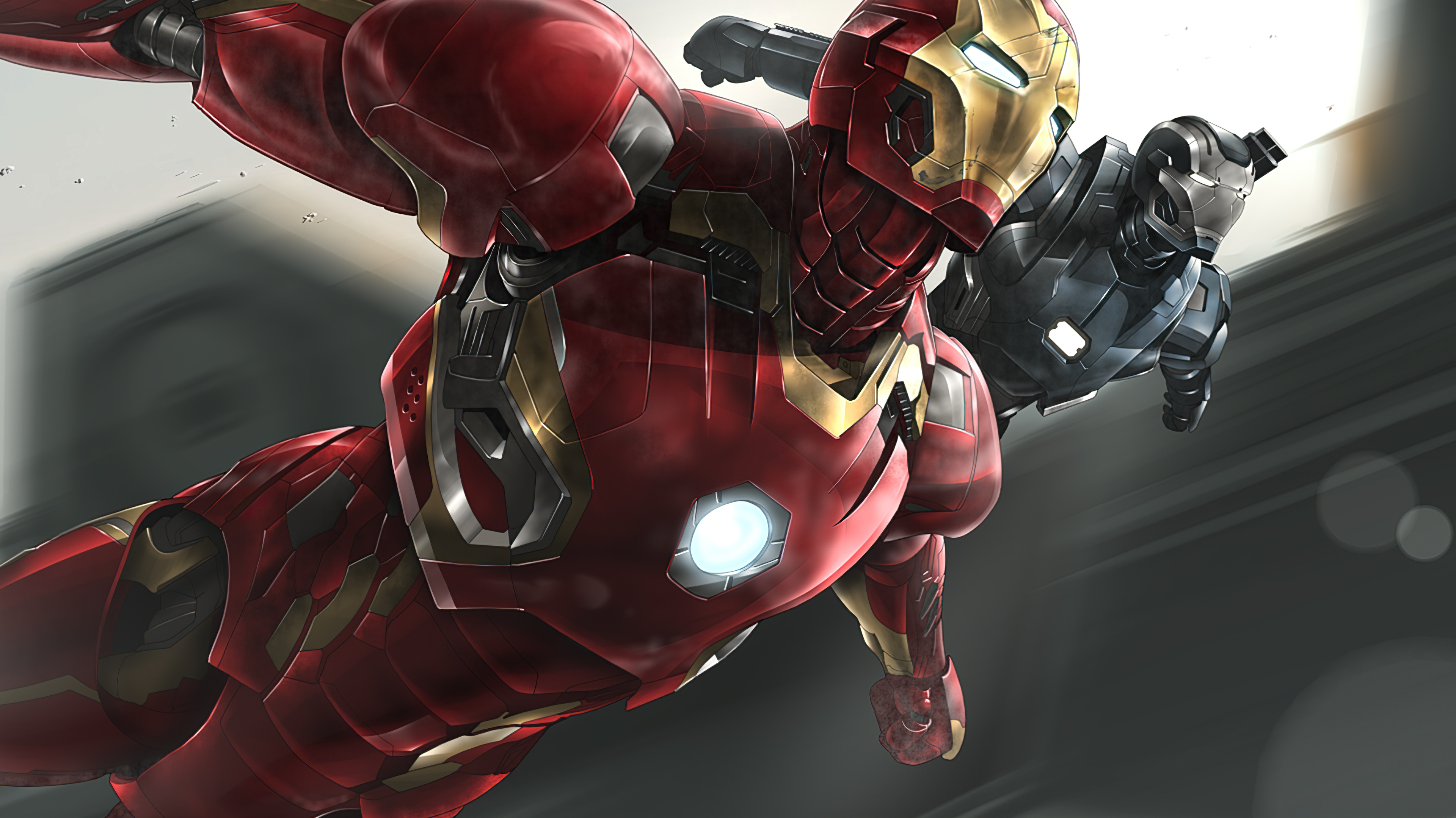 Iron Man And War Machine 4k HD Superheroes, 4k Wallpaper, Image, Background, Photo and Picture