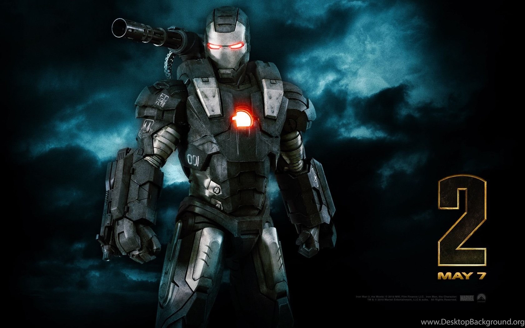 Iron Man War Machine Wallpaper Desktop Background