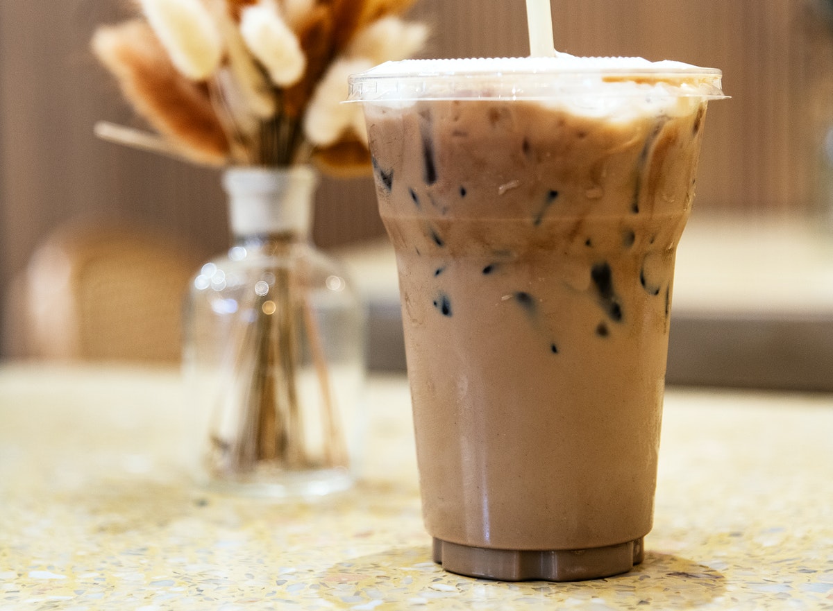 Iced Coffee Plastic Image. Free Vectors, PNGs, Mockups & Background