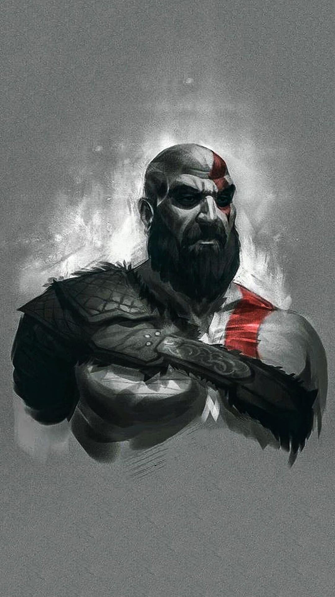 Kratos [Custom Edit]. iPhone X Wallpaper X Wallpaper HD