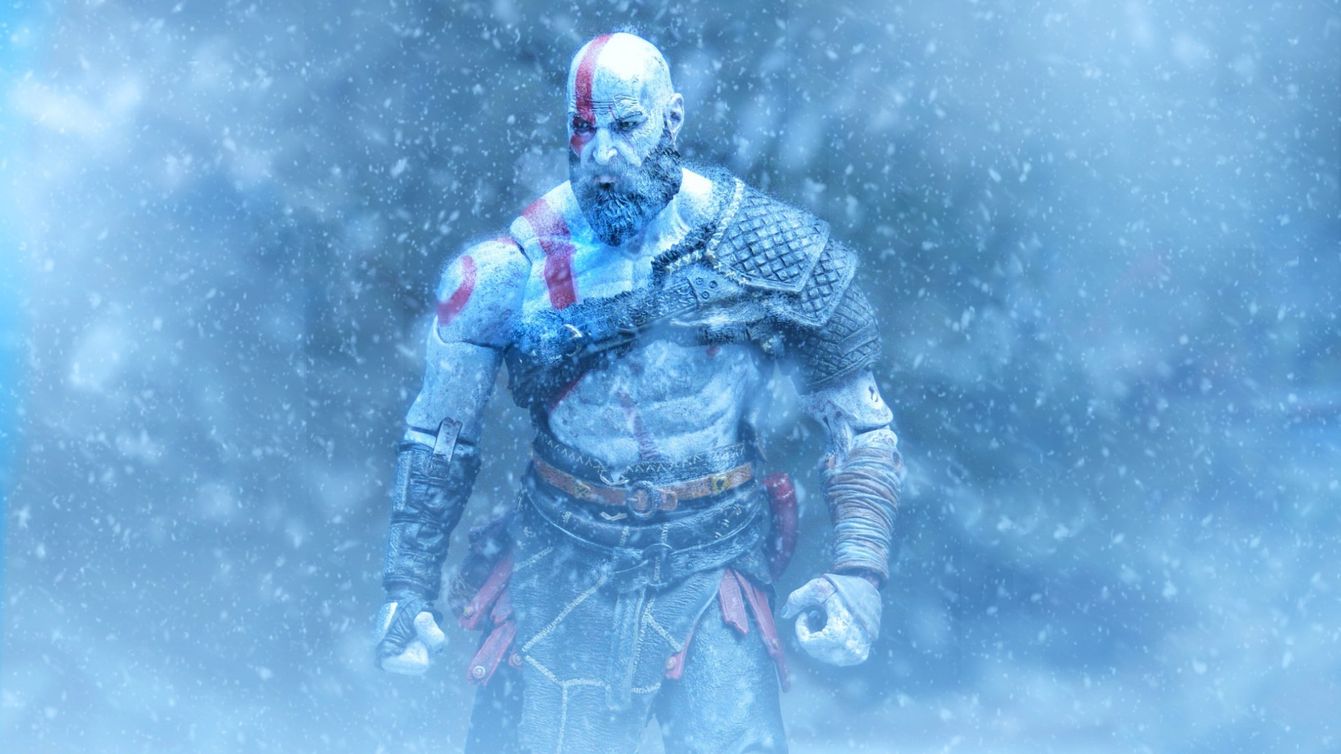 Kratos, God Of War, Video Game, Art, Wallpapers.