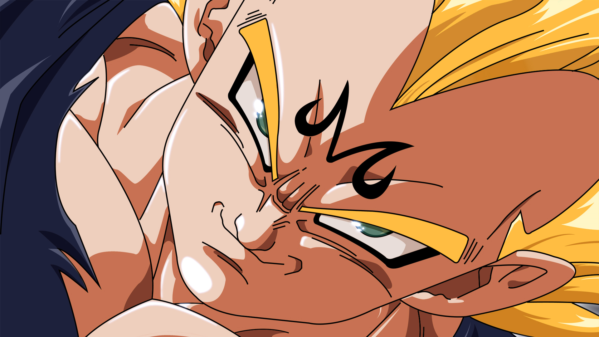 Goku SSJ2 vs Majin Vegeta - Dragonball & Anime Background Wallpapers on  Desktop Nexus (Image 273741)