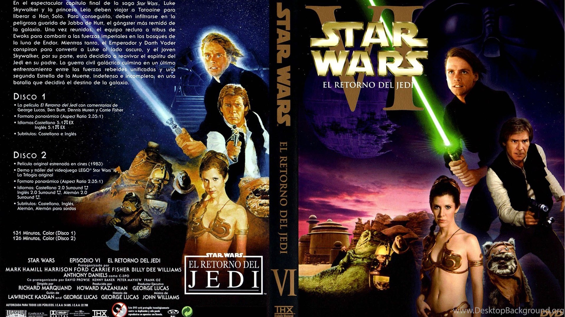STAR WARS RETURN JEDI Sci fi Futuristic Movie Film (12) Wallpaper. Desktop Background