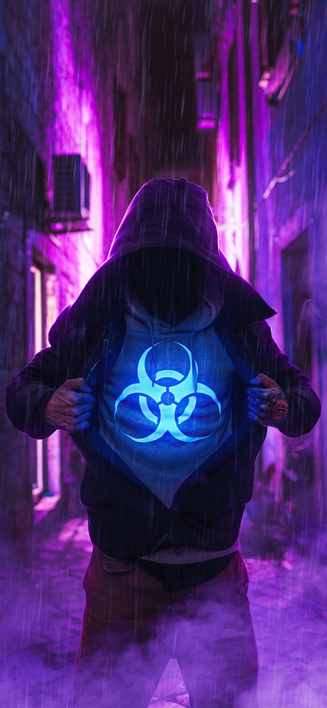 Hoodie Boy With Powers wallpaper