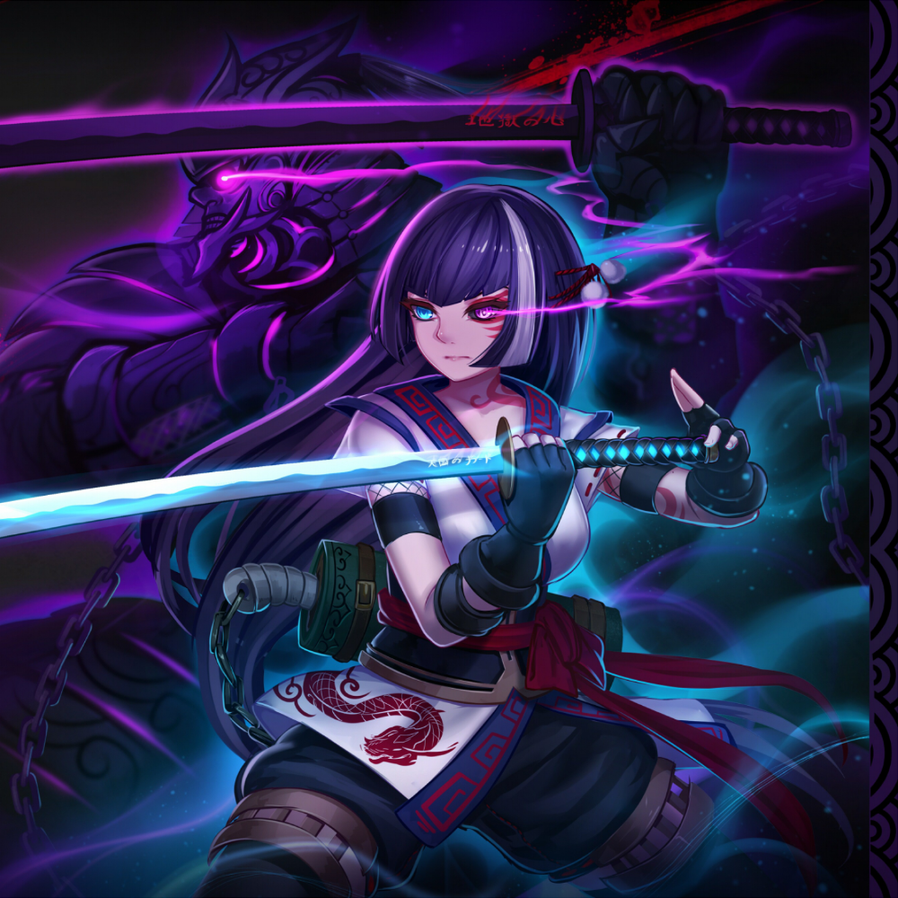 Anime Warrior Girl, Full HD 2K Wallpaper. Anime wallpaper, Anime warrior girl, Anime warrior