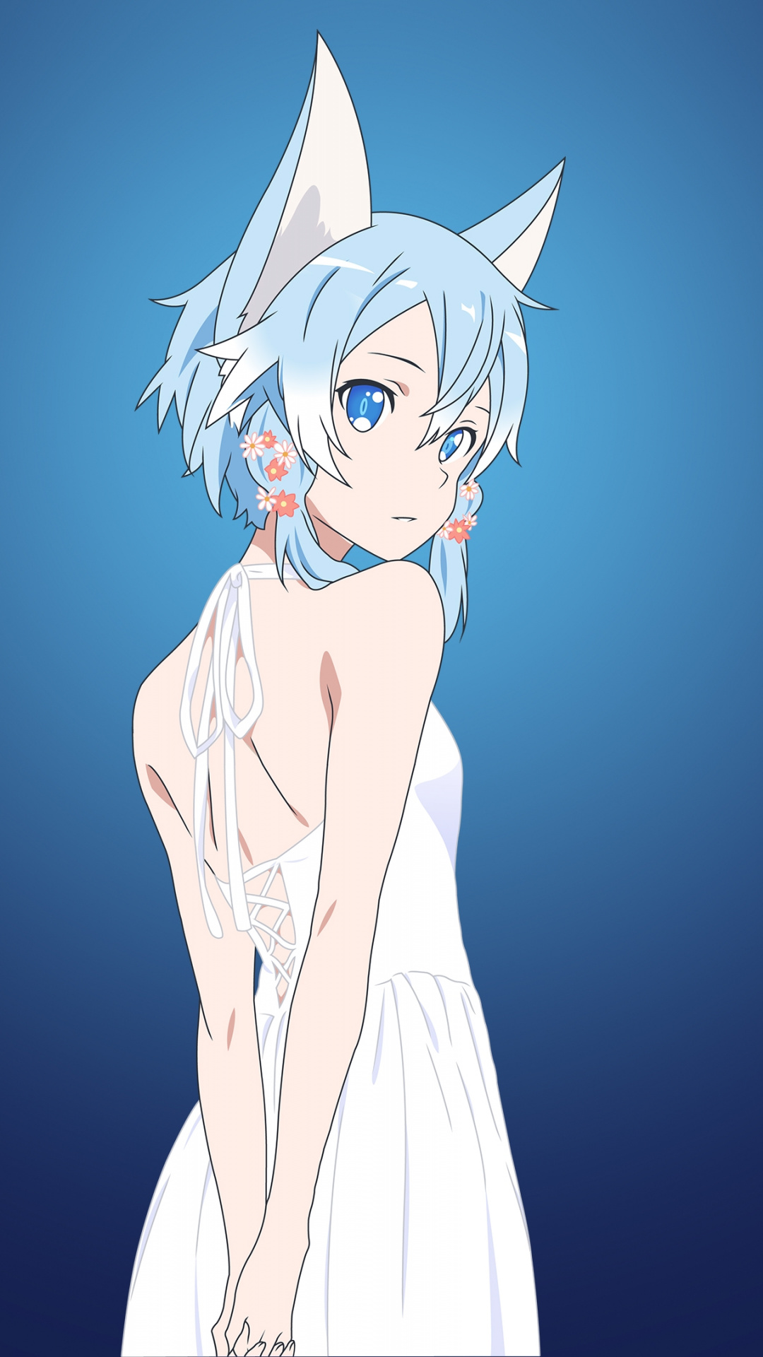 Download Beautiful, Sinon, Sword Art Online, anime wallpaper, 1080x1920, Samsung Galaxy S4, S5, Note, Sony Xperia Z, Z1, Z2, Z3, HTC One, Lenovo Vibe, Google Pixel 2, OnePlus 5, Honor 9, Xiaomi