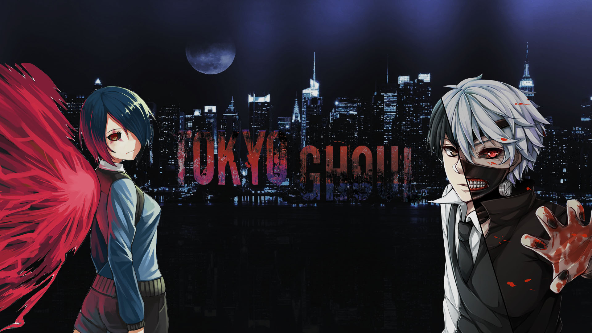 Tokyo Ghoul Kaneki Y Touka Wallpaper