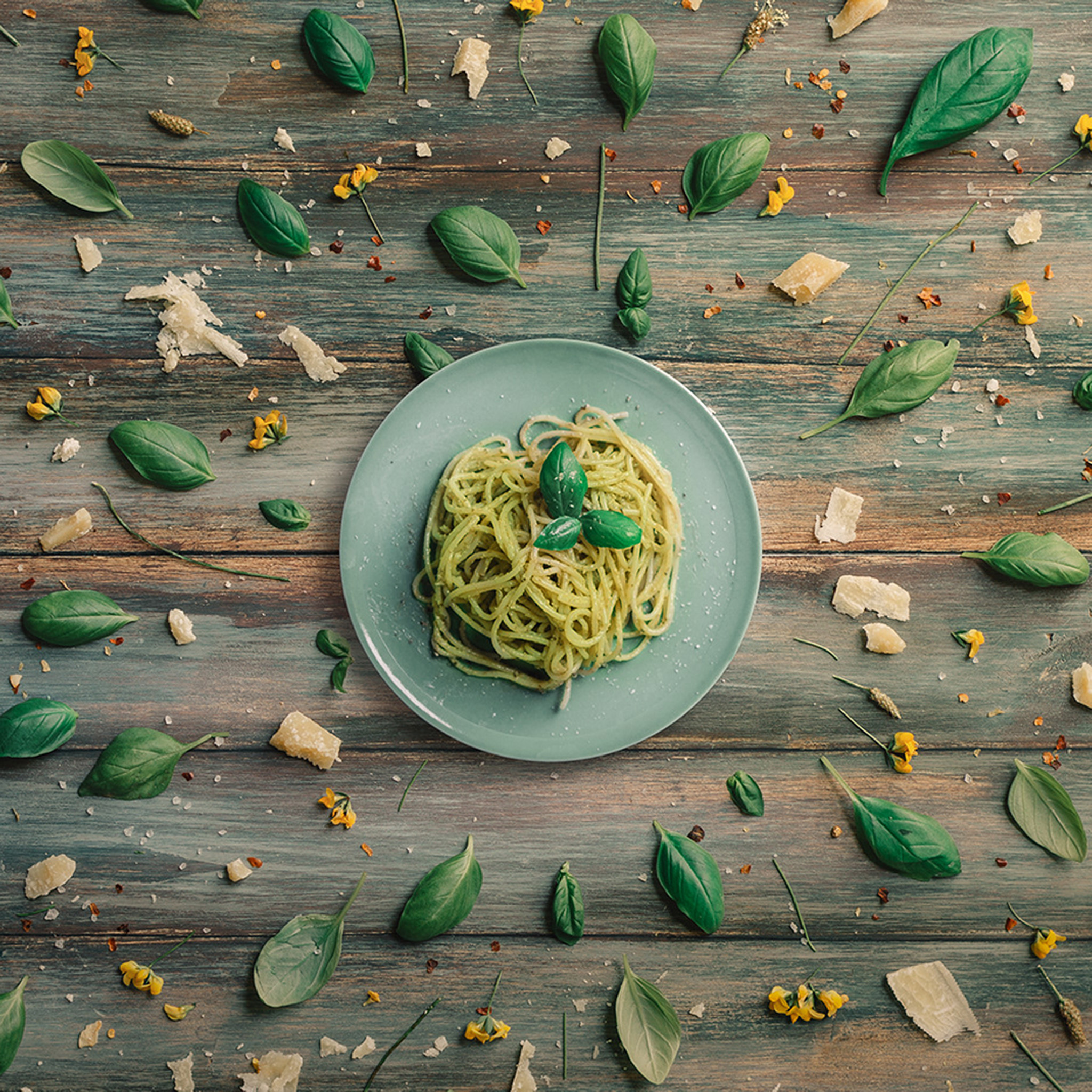 Food Spaghetti Art Wallpaper