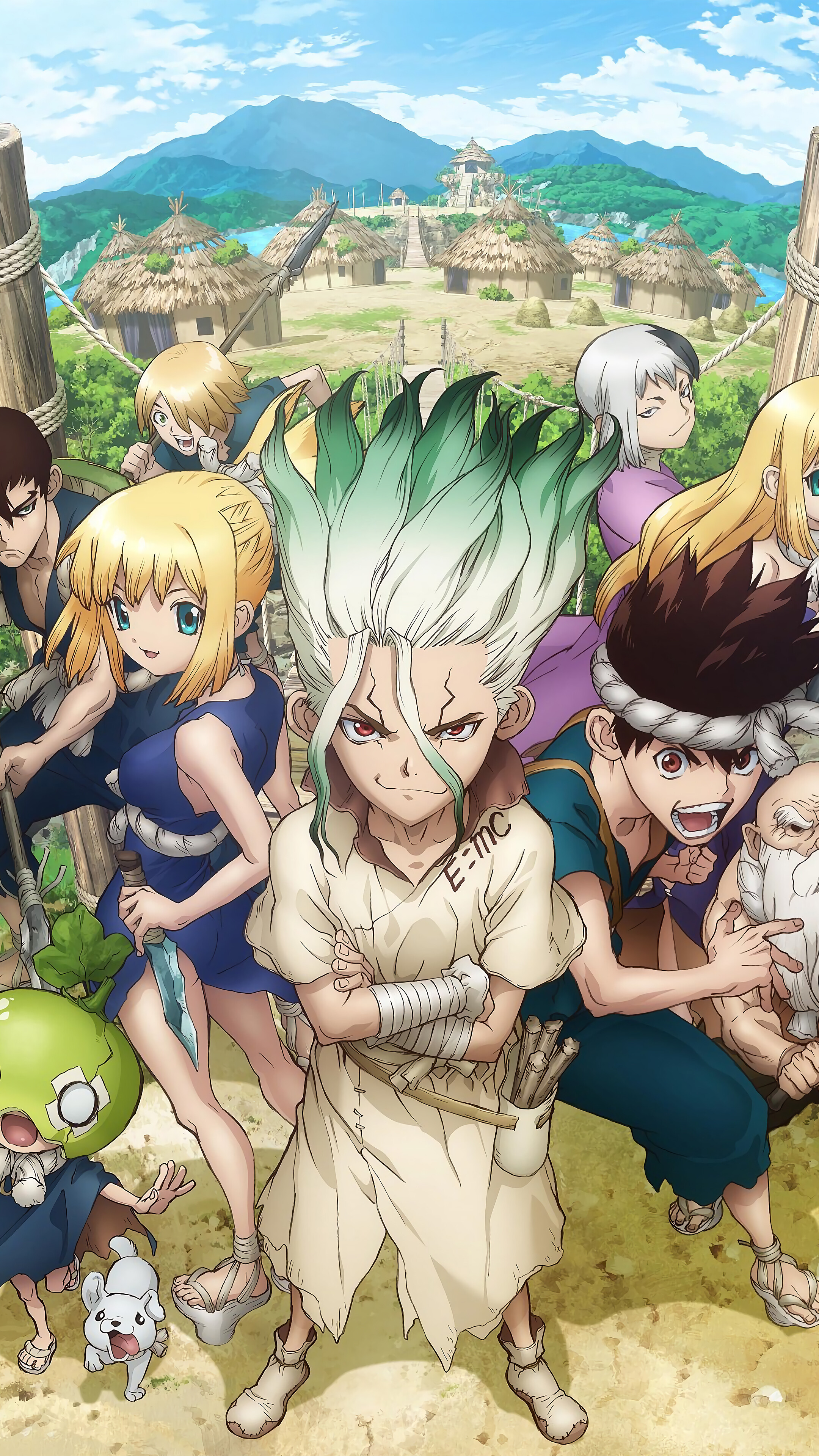Dr. Stone, Characters, Senku Ishigami, 4K phone HD Wallpaper, Image, Background, Photo and Picture. Mocah HD Wallpaper