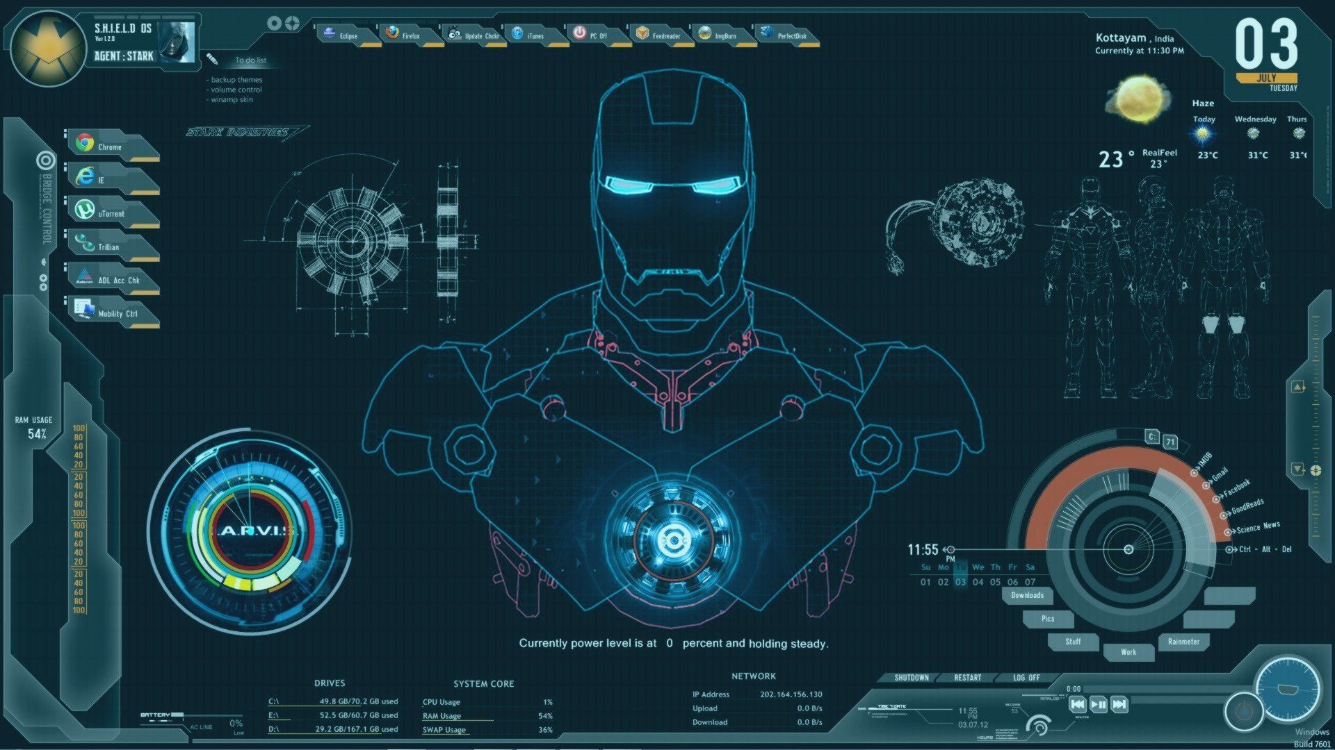 Iron Man Jarvis Wallpaper (best Iron Man Jarvis Wallpaper and image) on WallpaperChat