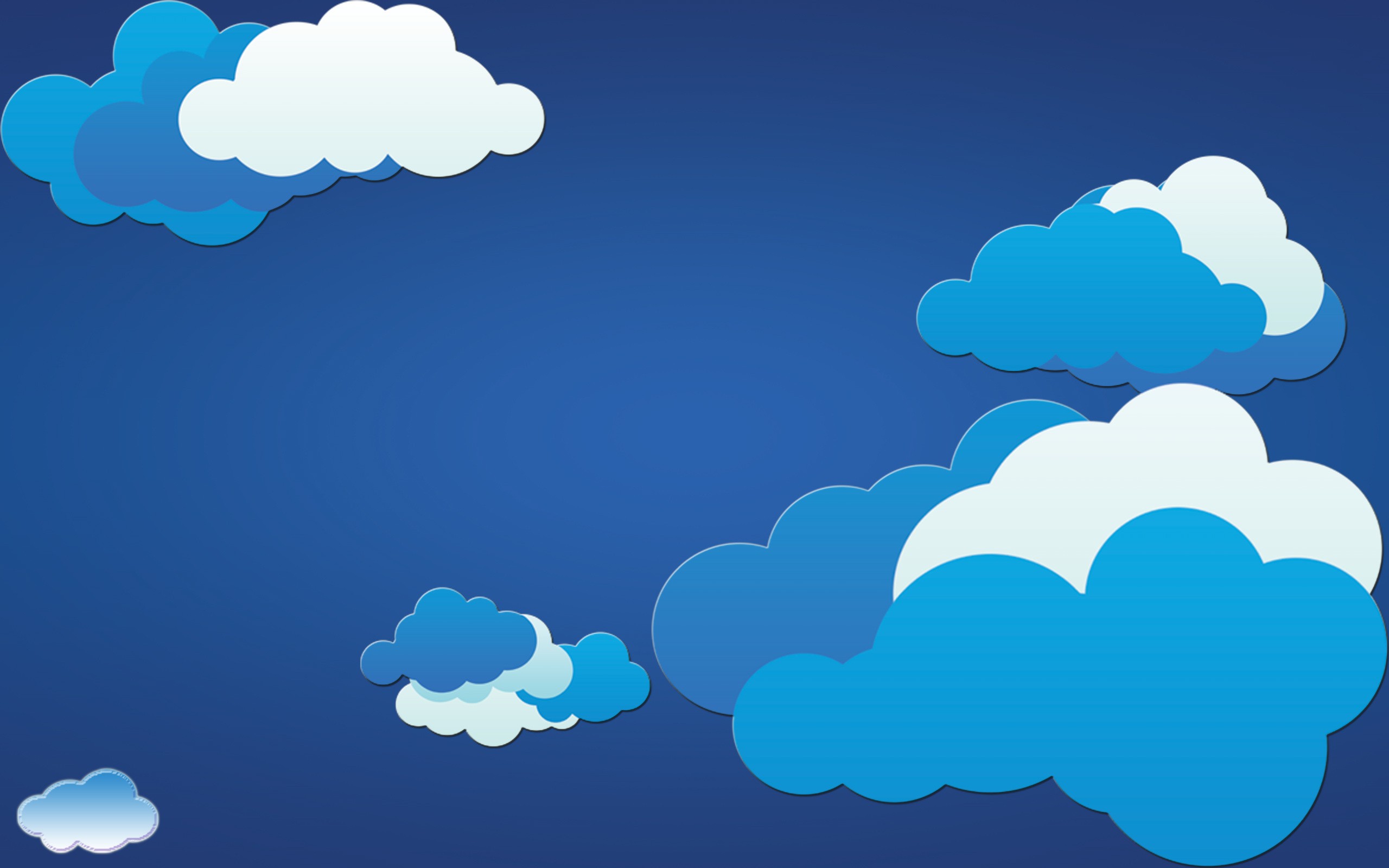 Free download Minimalistic Blue Clouds Wallpaper [2560x1600] for your Desktop, Mobile & Tablet. Explore Blue Clouds Wallpaper. Blue Sky Wallpaper, Blue Sky and Clouds Wallpaper, Cloud Wallpaper for Walls