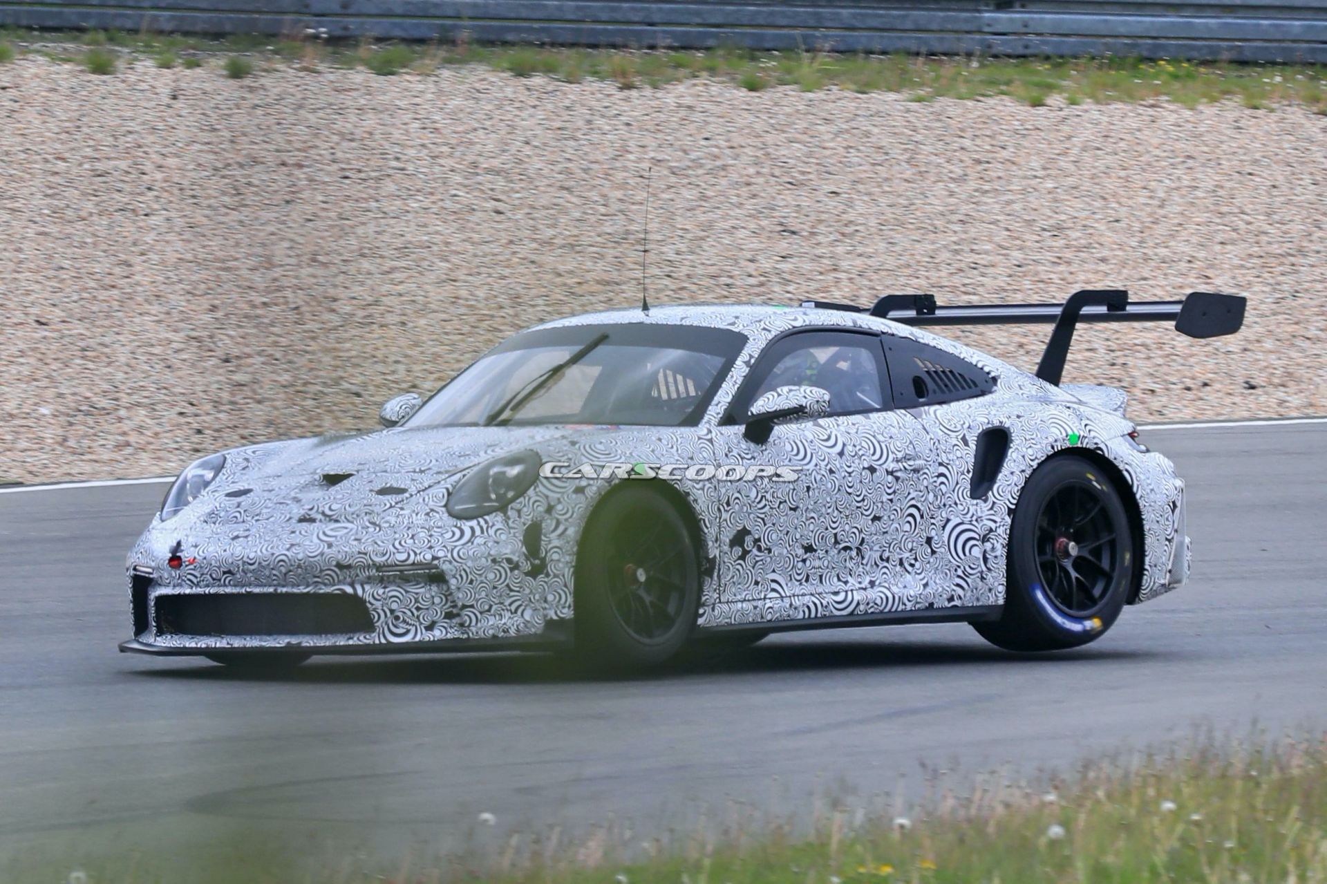 992 Based 2021 Porsche 911 GT3 R Racer Makes Spy Debut At The Nürburgring