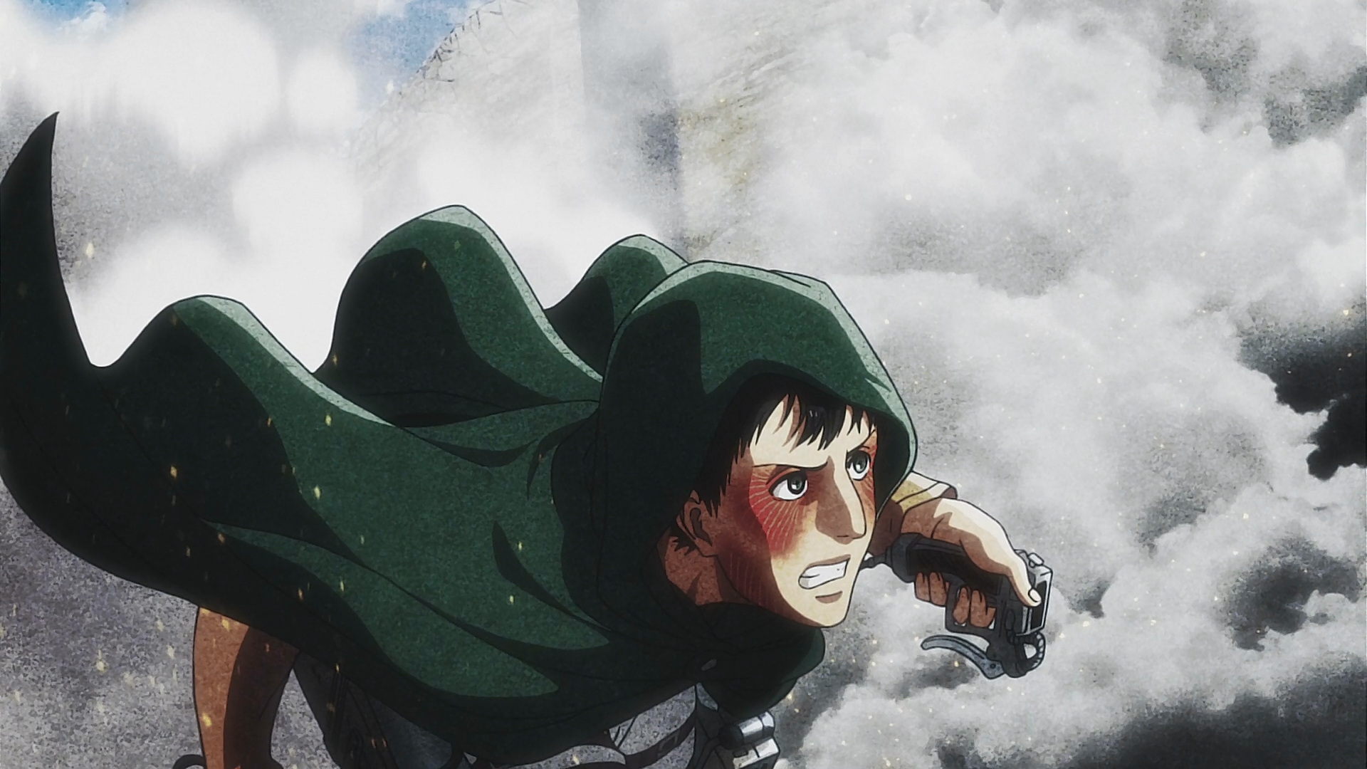 Bertholdt escapes Eren. Attack on titan, Anime image, Anime