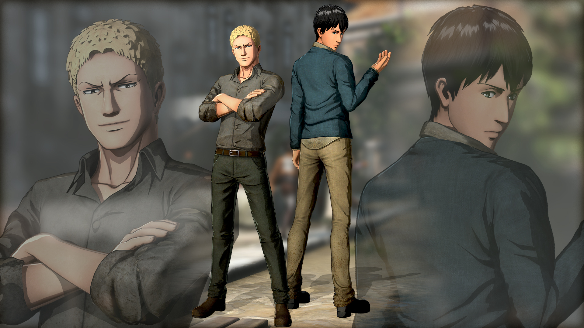 Attack On Titan Reiner And Bertholdt Wallpaper