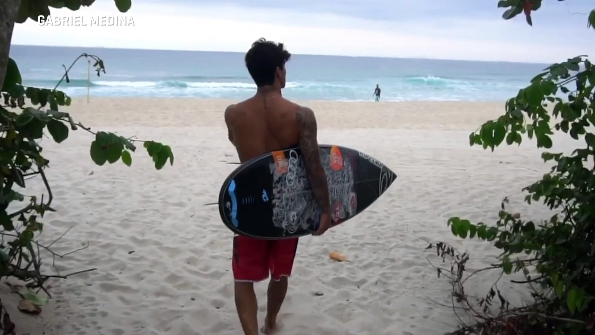 Gabriel Medina Shredding At Home In Brasil