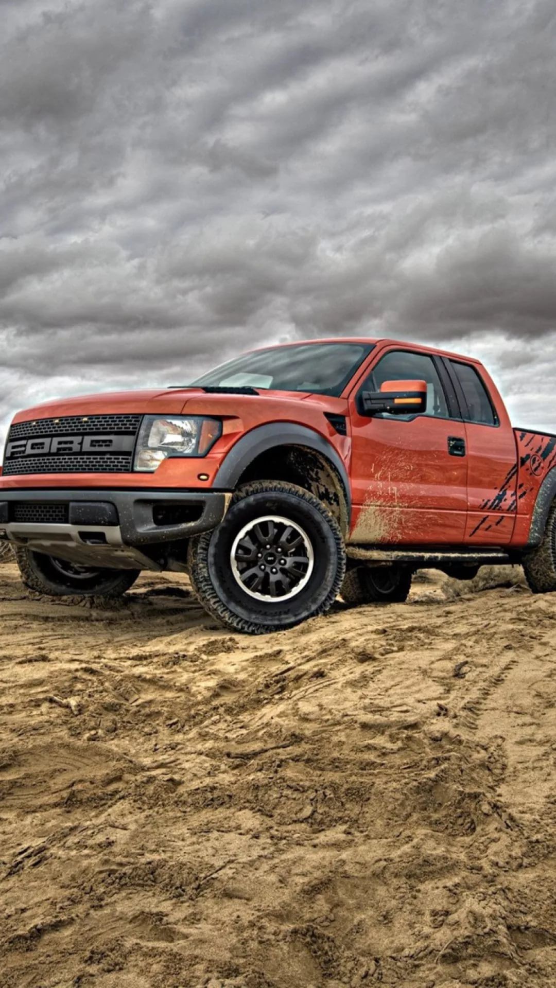 Lifted Truck iPhone Wallpaper