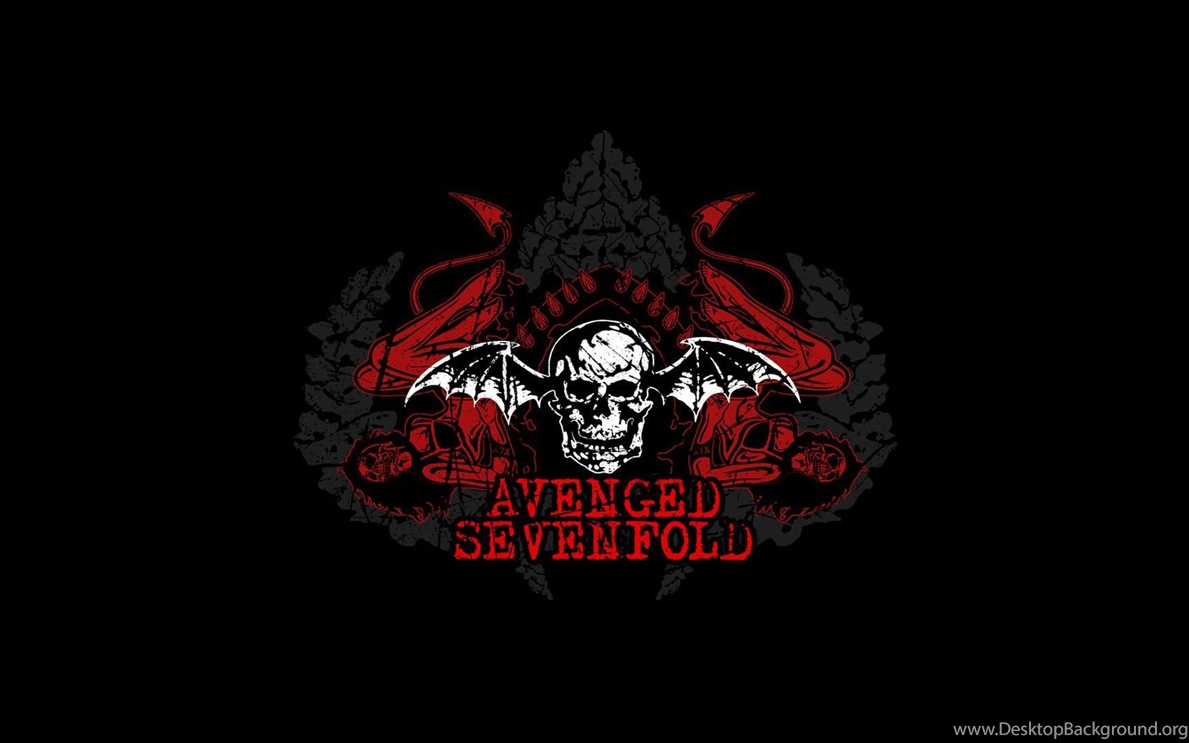 Music Avenged Sevenfold Dark Skull Wallpaper Desktop Background