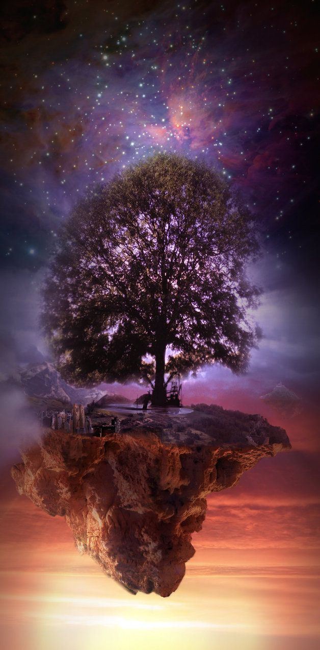 Yggdrasil, The World Tree. Tree of life art, Wallpaper tree of life, Yggdrasil