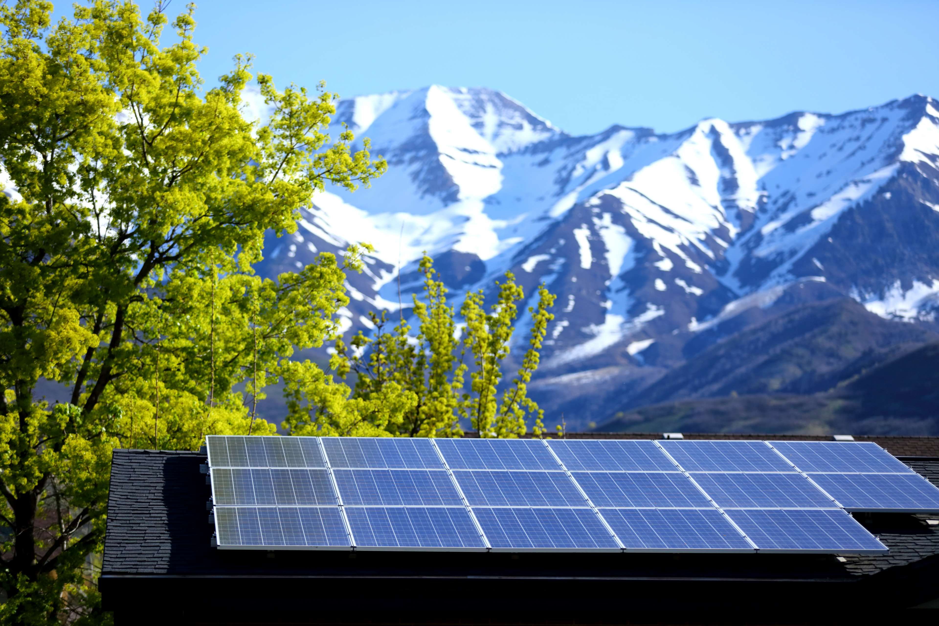 mountains #solar panels. Solar, Solar panels, Cool wallpaper
