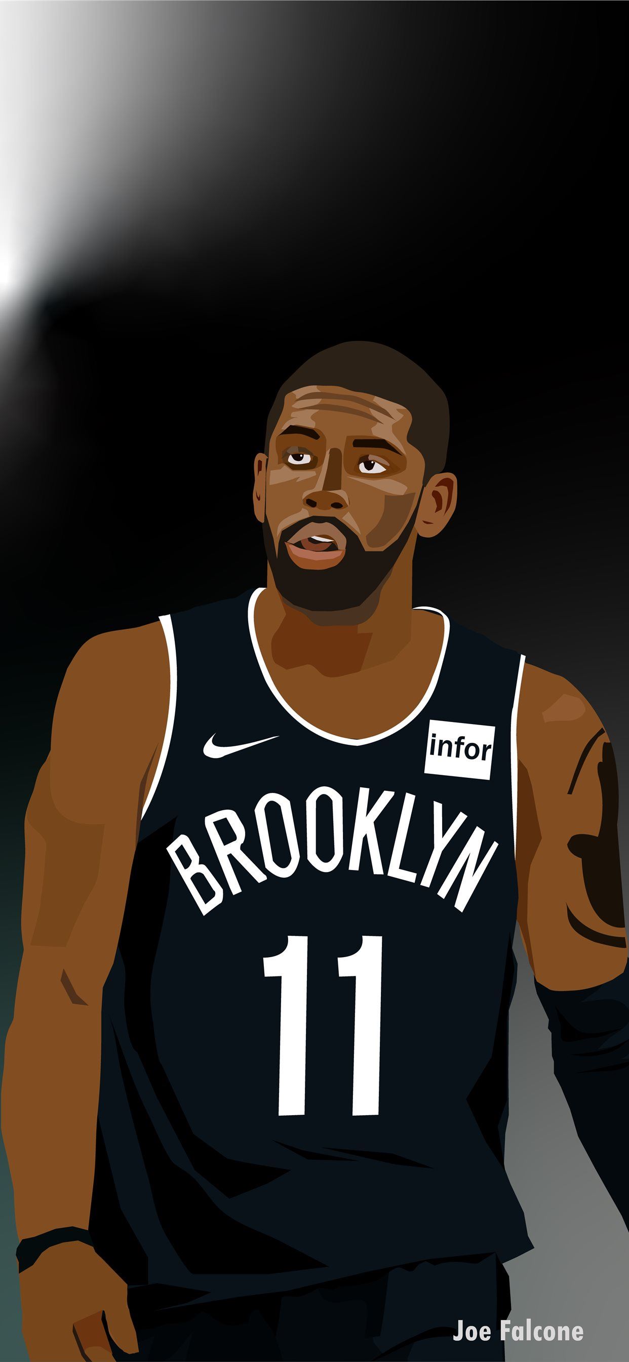 Kyrie Irving Nets HD iPhone X Wallpaper Free Download