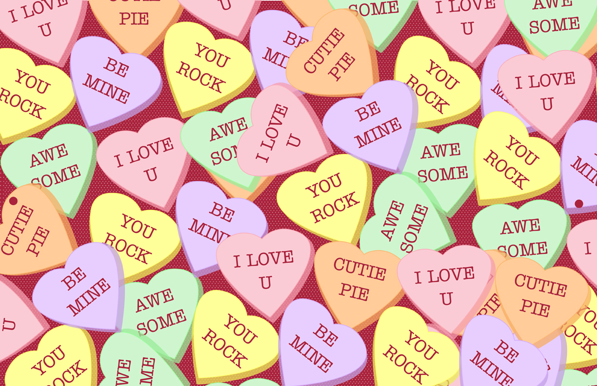 Free download Valentine Candy Heart Messages HD Wallpaper [1224x792] for your Desktop, Mobile & Tablet. Explore Candy Heart Wallpaper. Cute Candy Wallpaper, Free Beautiful Desktop Wallpaper Candy, Candy Wallpaper Background