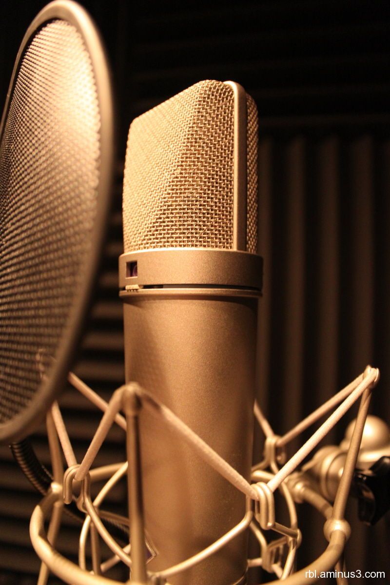 Neumann U87 Mic. Microphone studio, Music studio room, Microphone