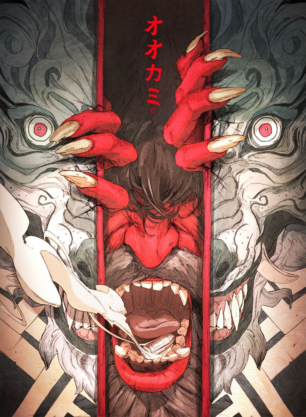 oni demon wallpaper