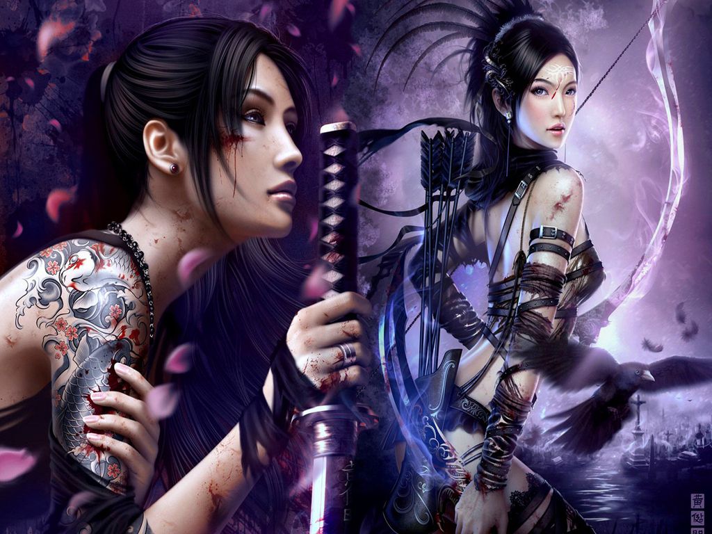 Fantasy Wallpaper: Woman Warriors. Warrior woman, Fantasy art women, Fantasy warrior