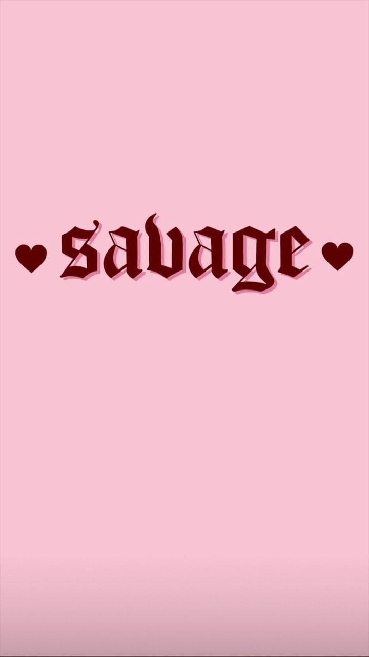 savage TikTok wallpaper. Savage wallpaper, Pink wallpaper girly, Preppy wallpaper