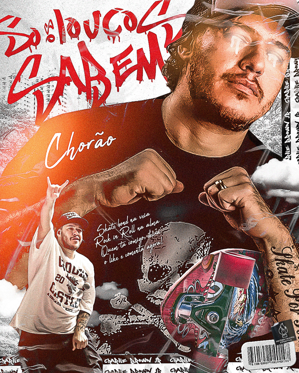 Chorão Brown JR. Charlie brown, Rock and roll, Junior