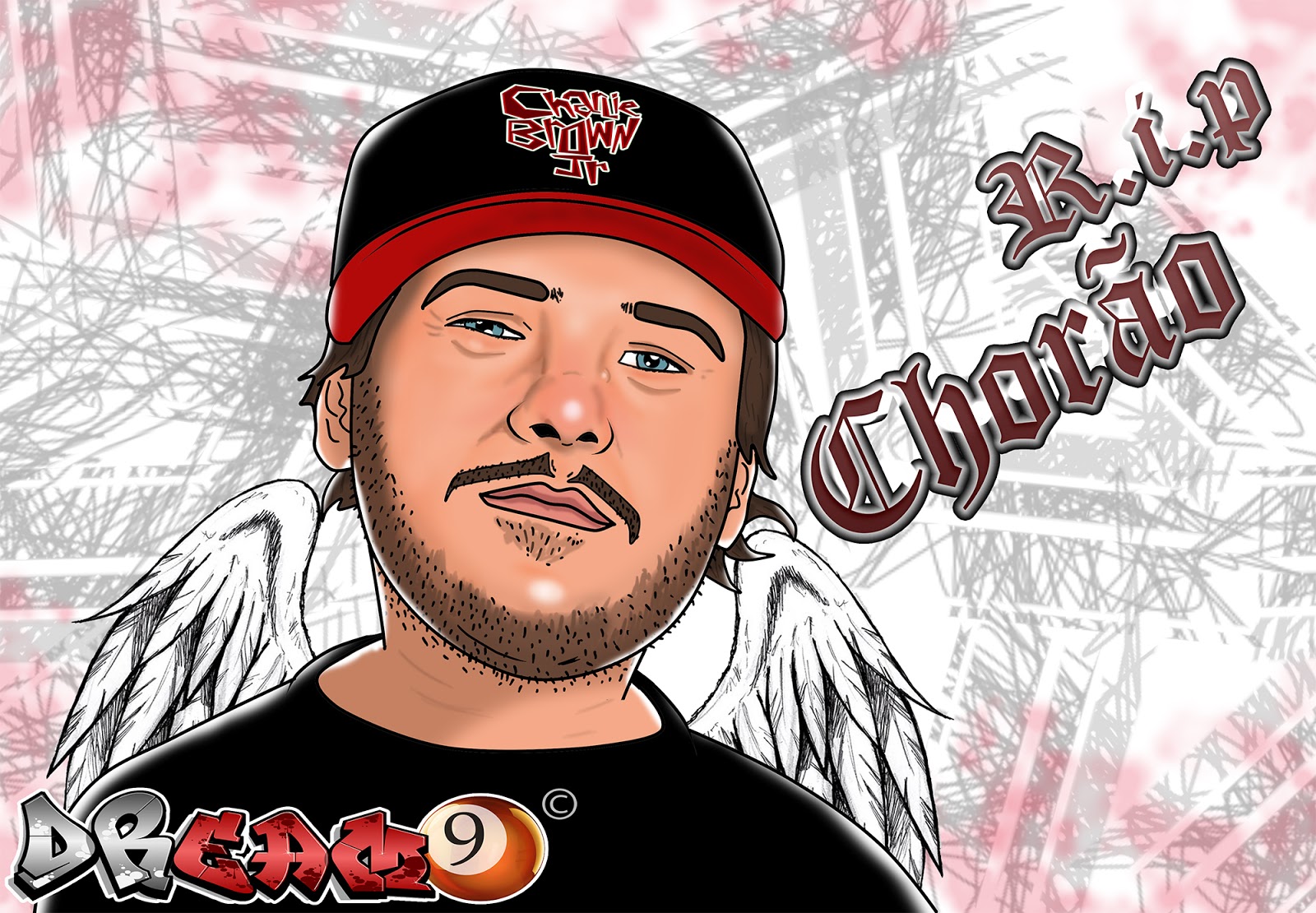 Desenhos do Driw: Chorão, Charlie Brown Junior. R.I.P