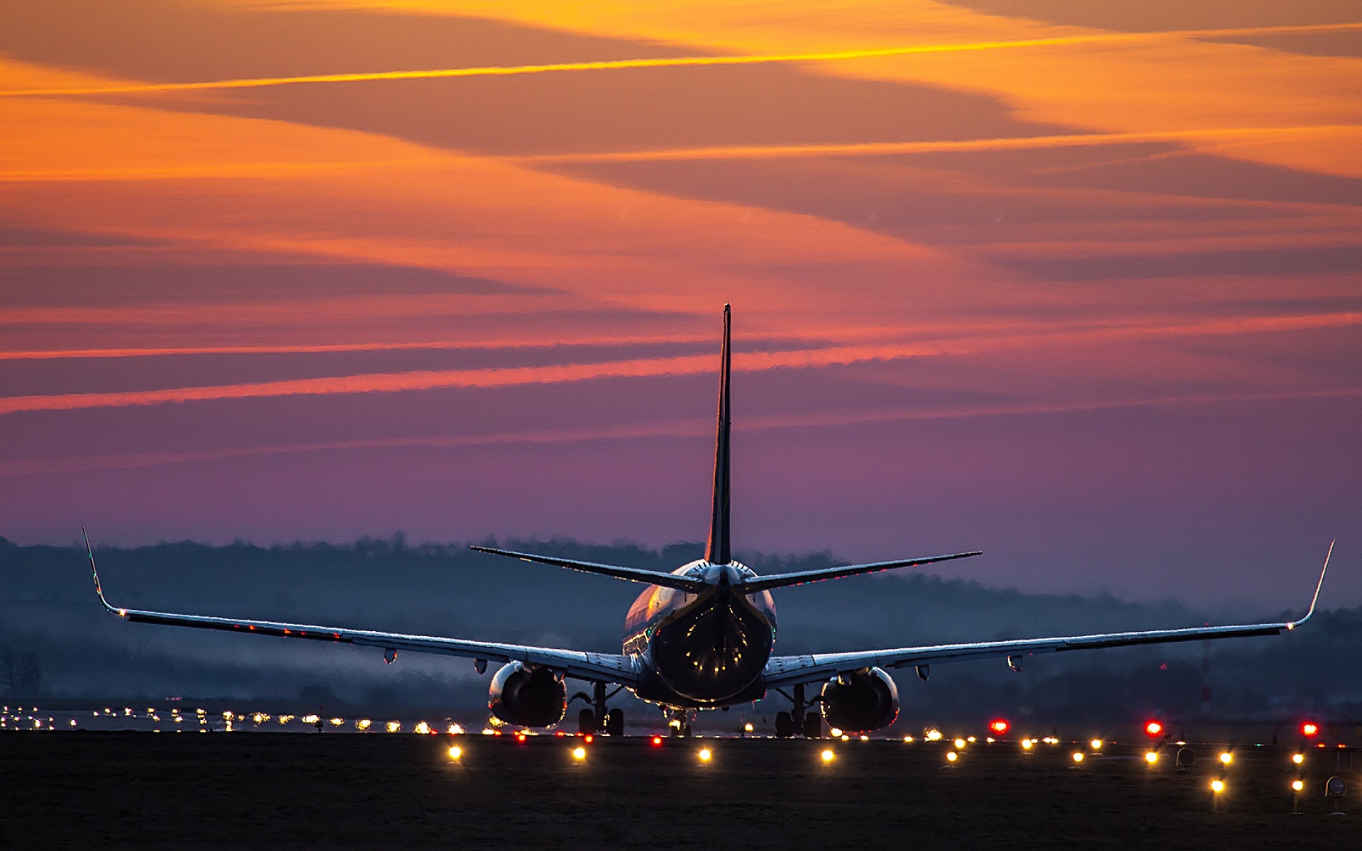 Plane Landing Wallpapers Wallpaper Cave