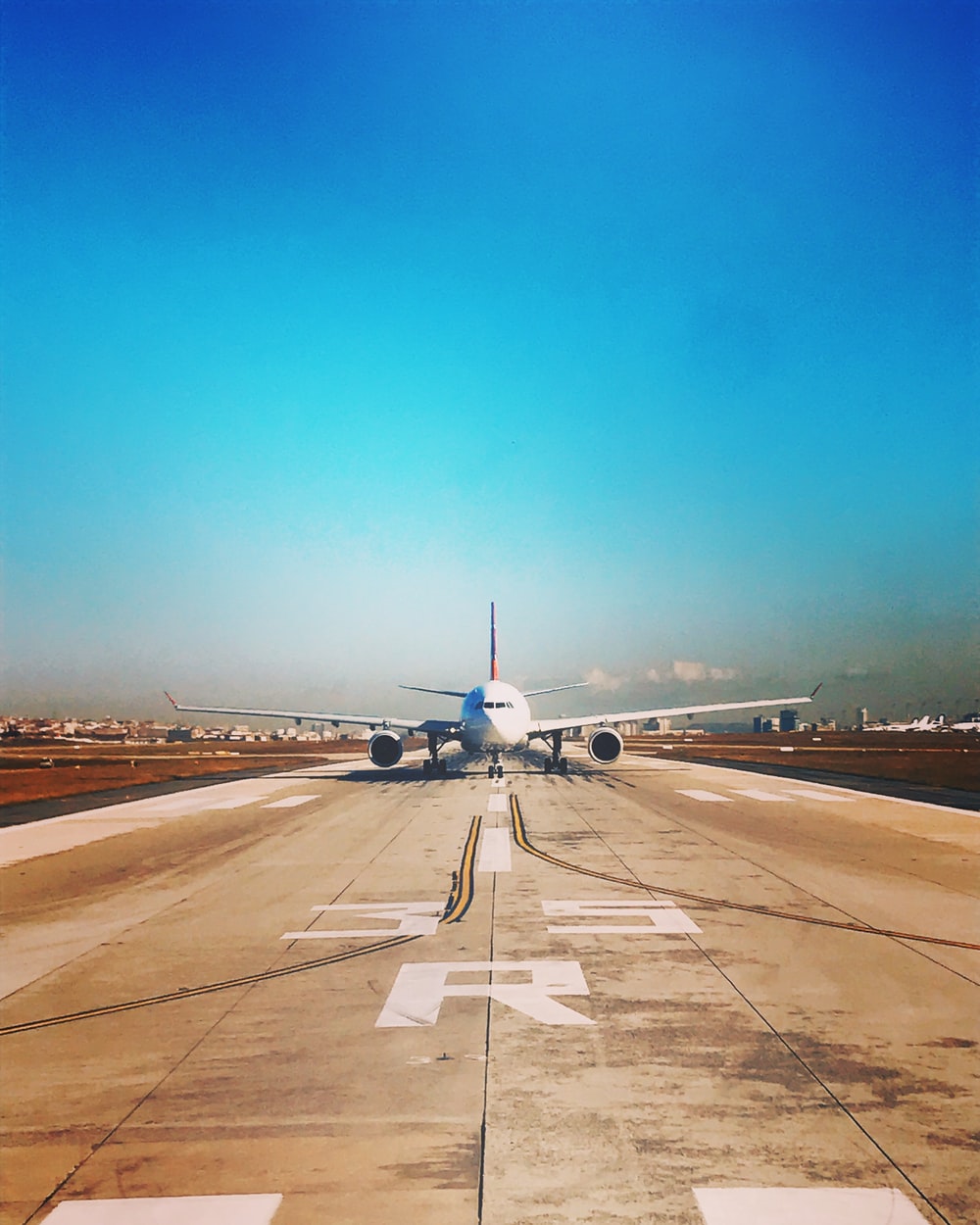 Airplane Landing Picture. Download Free Image