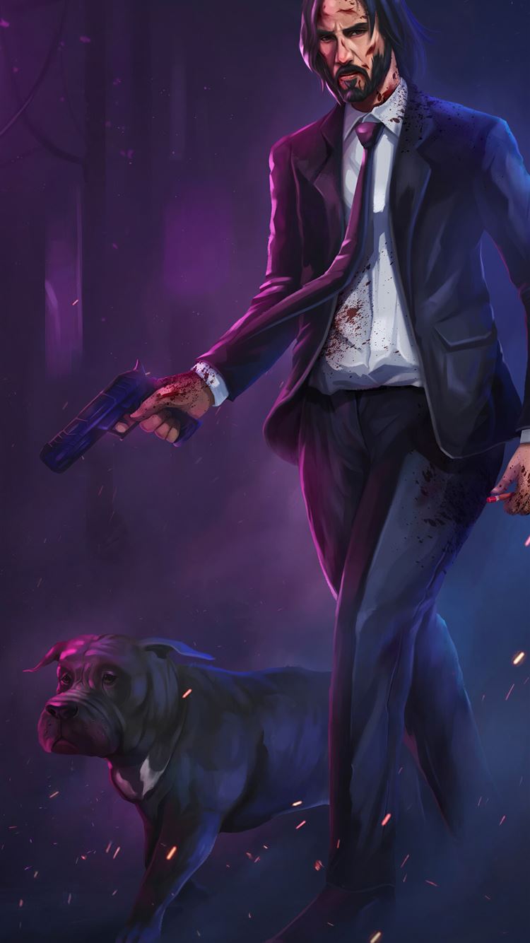 john wick 4k iPhone 8 Wallpaper Free Download