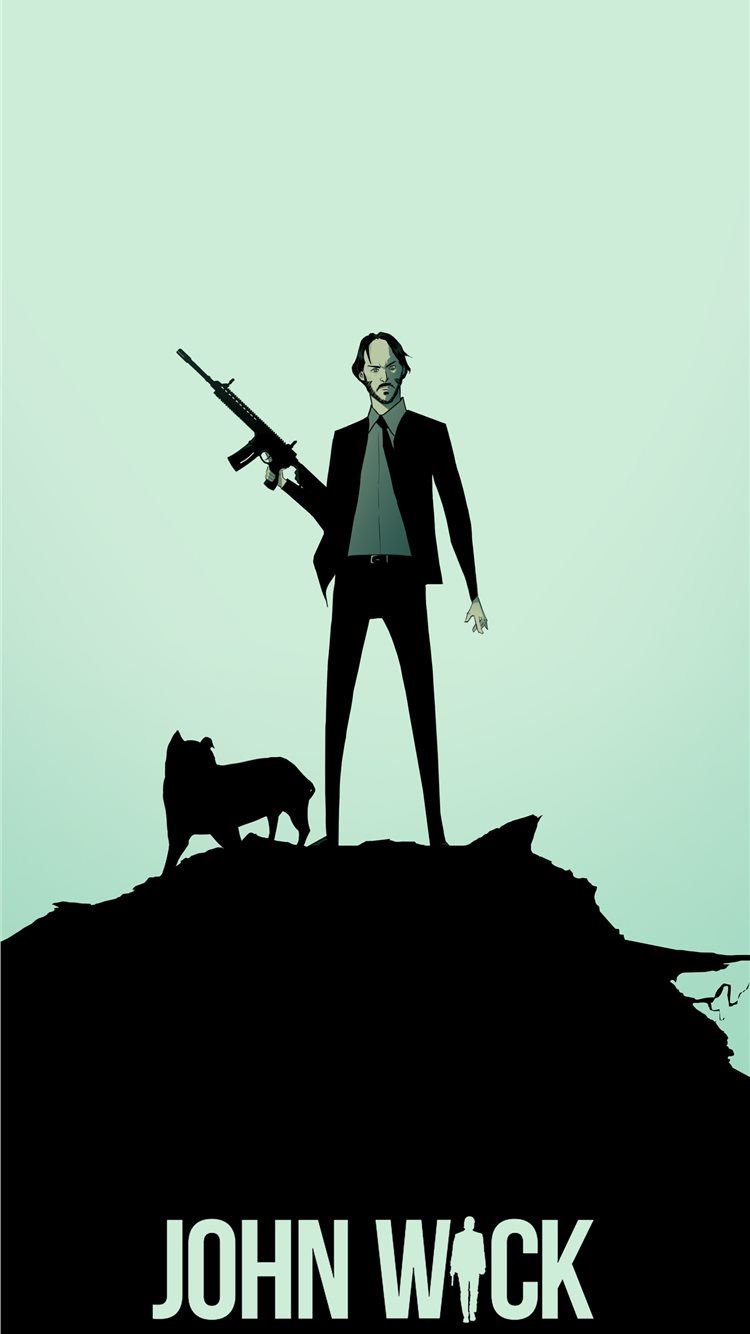 john wick dog 4k iPhone 8 Wallpaper Free Download