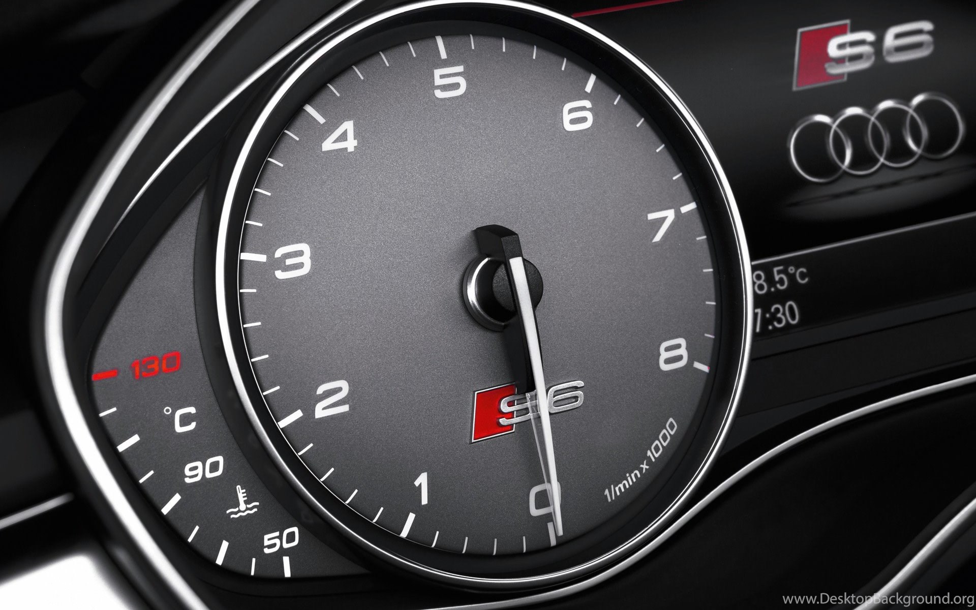 Audi S6 Avant Tachometer 1920x1440 Wallpaper Desktop Background