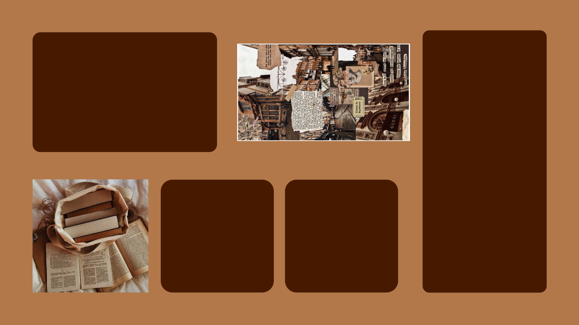 brown desktop organizer wallpaper. Cute desktop wallpaper, Aesthetic desktop wallpaper, Desktop wallpaper art