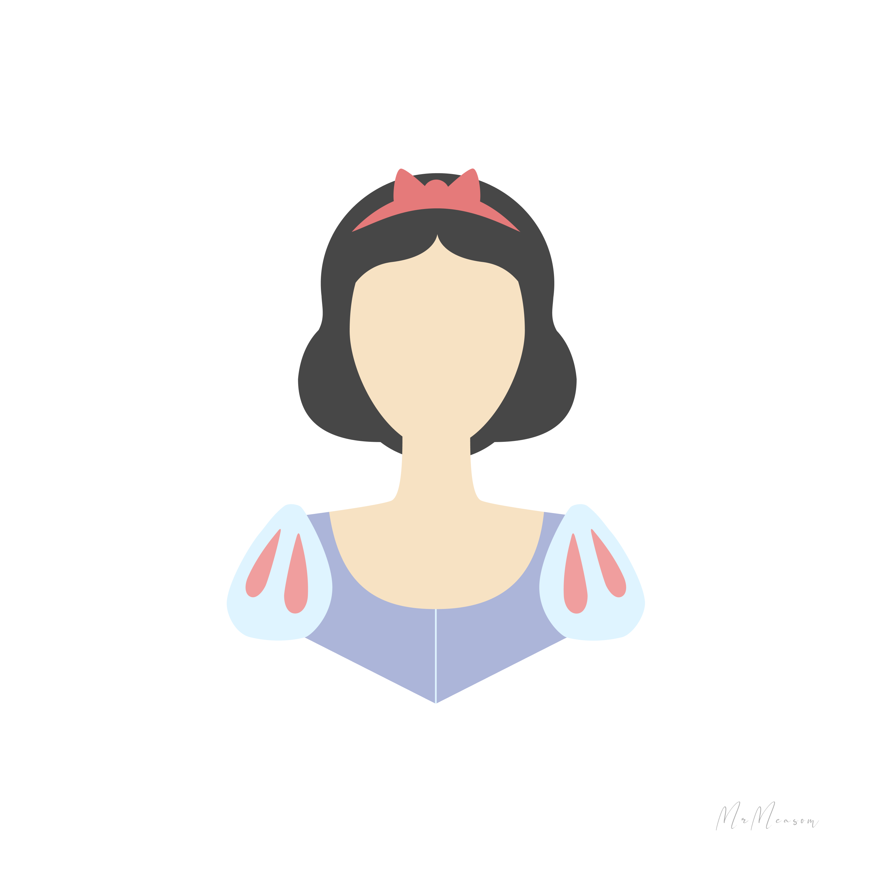 Minimalist Snow White. Disney minimalist, Cute disney drawings, Disney silhouettes