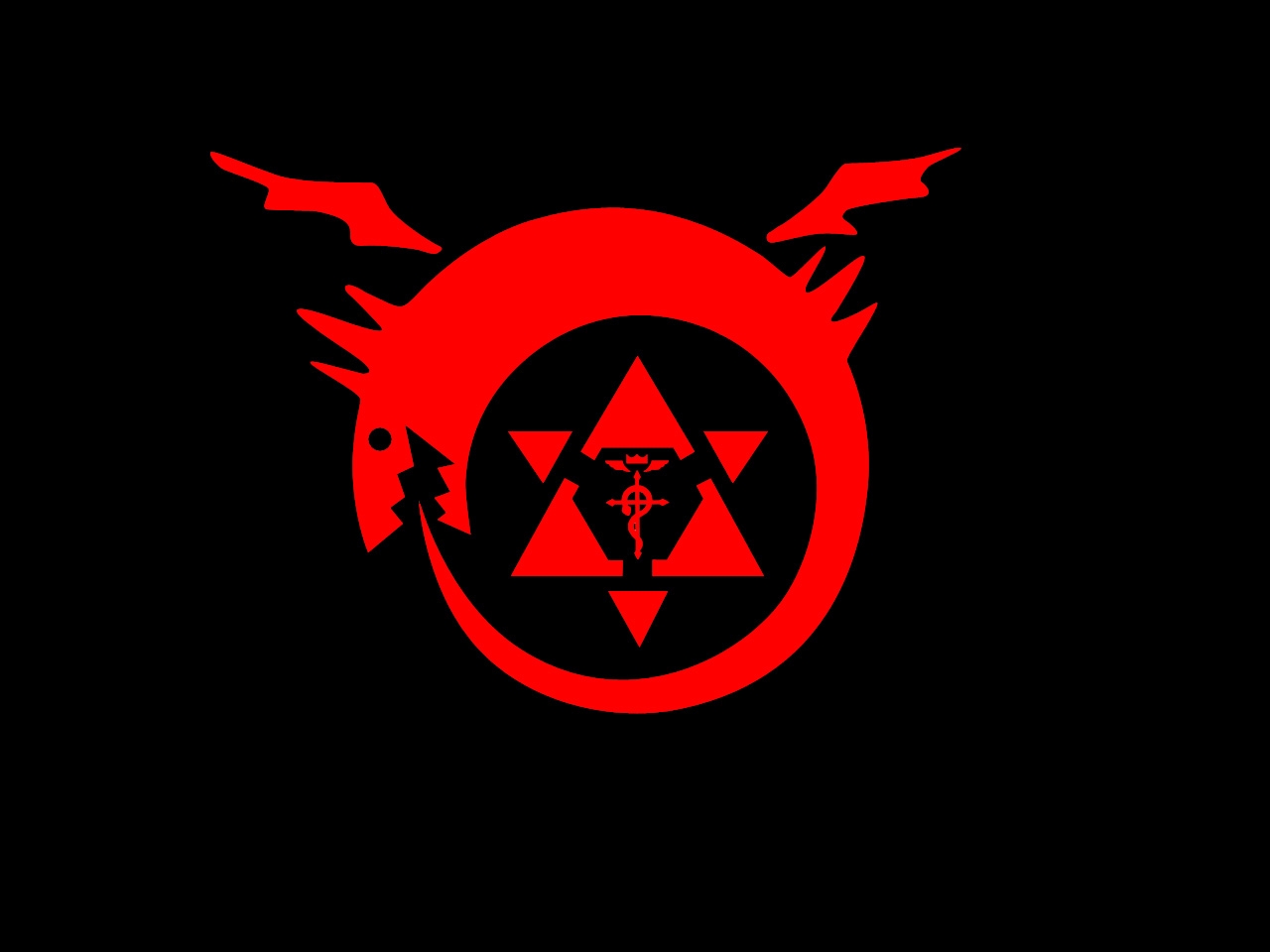 Download Wallpaper, Download fullmetal alchemist black anime logos simple background black background 1280x960 wallpaper Wallpaper –Free Wallpaper Download