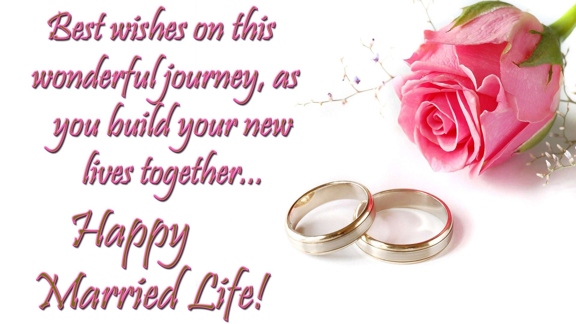 good wishes. Happy married life, Happy marriage life wishes, Marriage wishes image