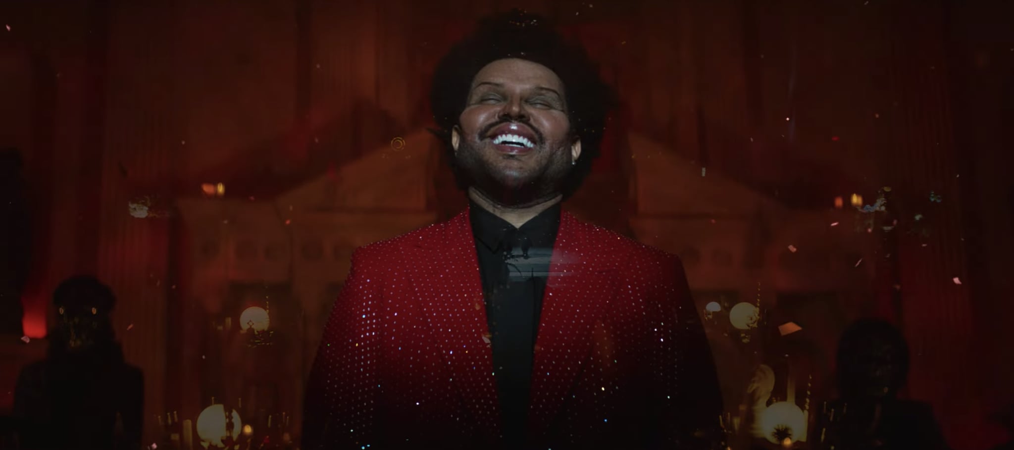 See the References in The Weeknd's Save Your Tears Video