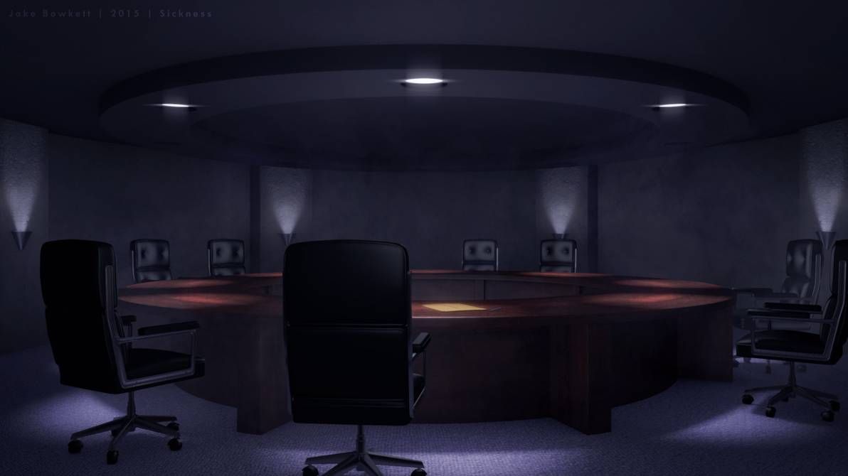 Underground Meeting Room. Meeting room design, Meeting room, Anime background