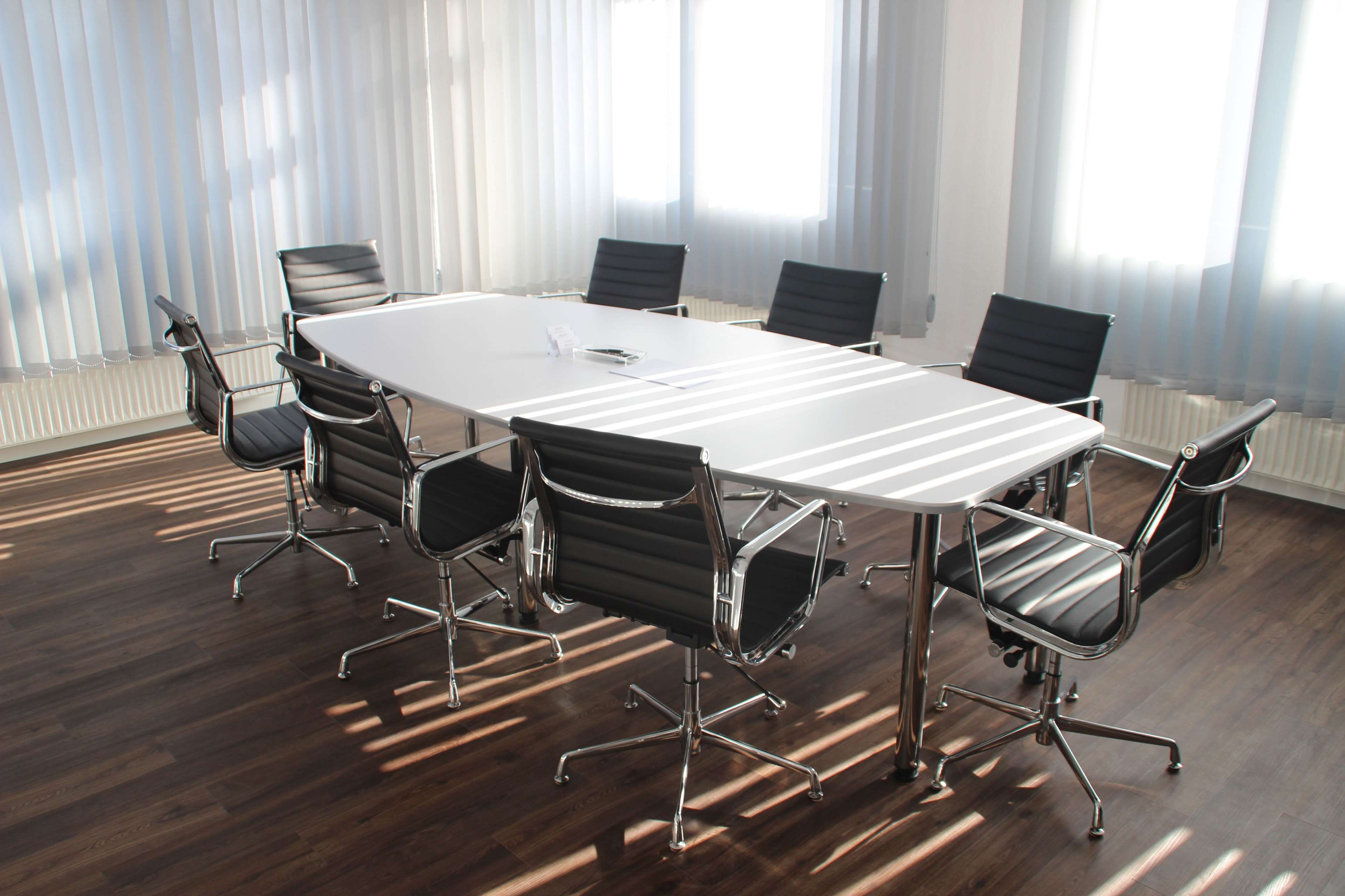 business, chairs, contemporary, designer, desk, empty, indoors, interior, meeting, office, room, seat, table, window, work 4k wallpaper. Mocah HD Wallpaper