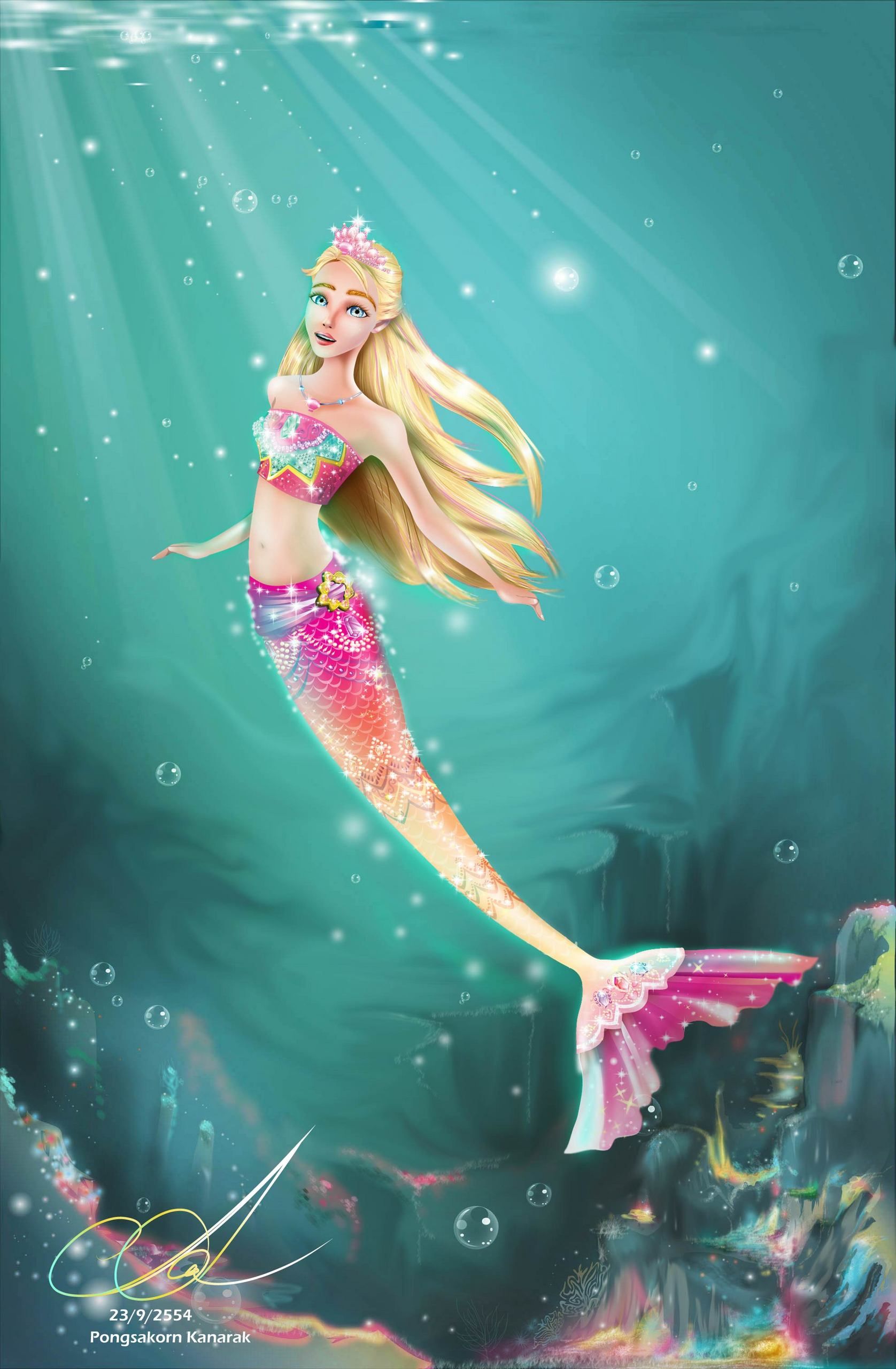 Barbie Movies Fan Art: Merliah as Mermaid tale 2 ( My Fan art ). Barbie cartoon, Barbie movies, Mermaid tale