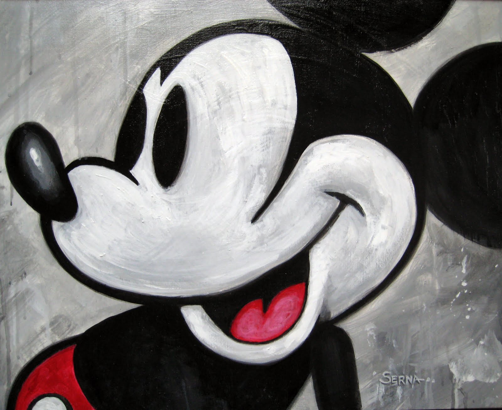 Mickey Mouse Wallpaper HD Mickey Mouse Painting